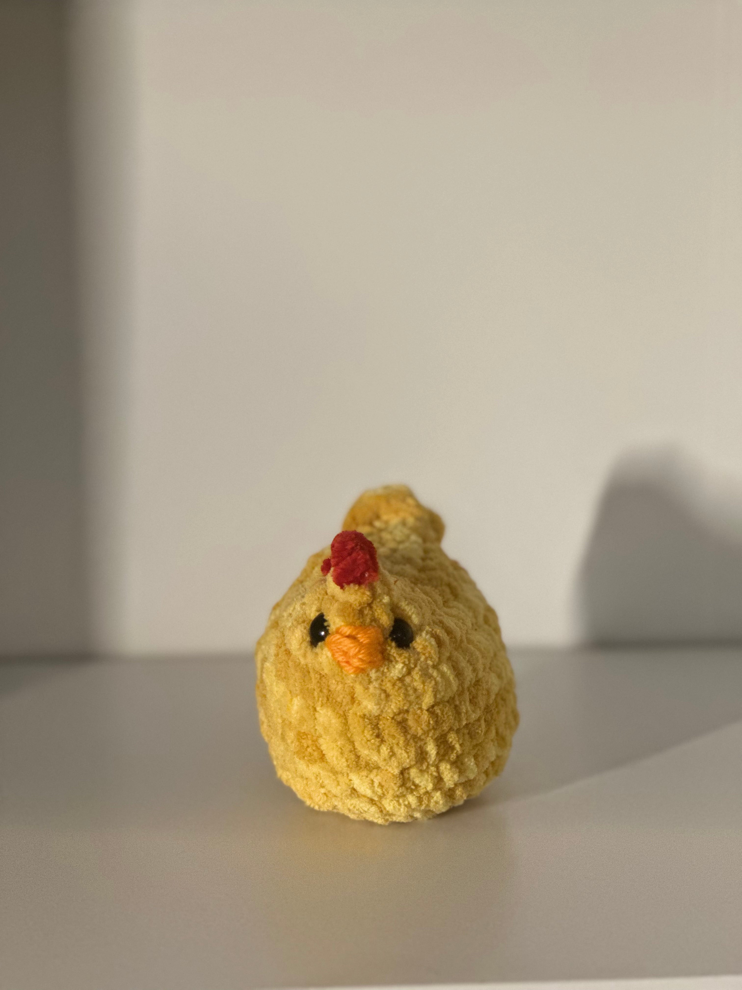Plush Chickens - Custom Sizes & Colors Available