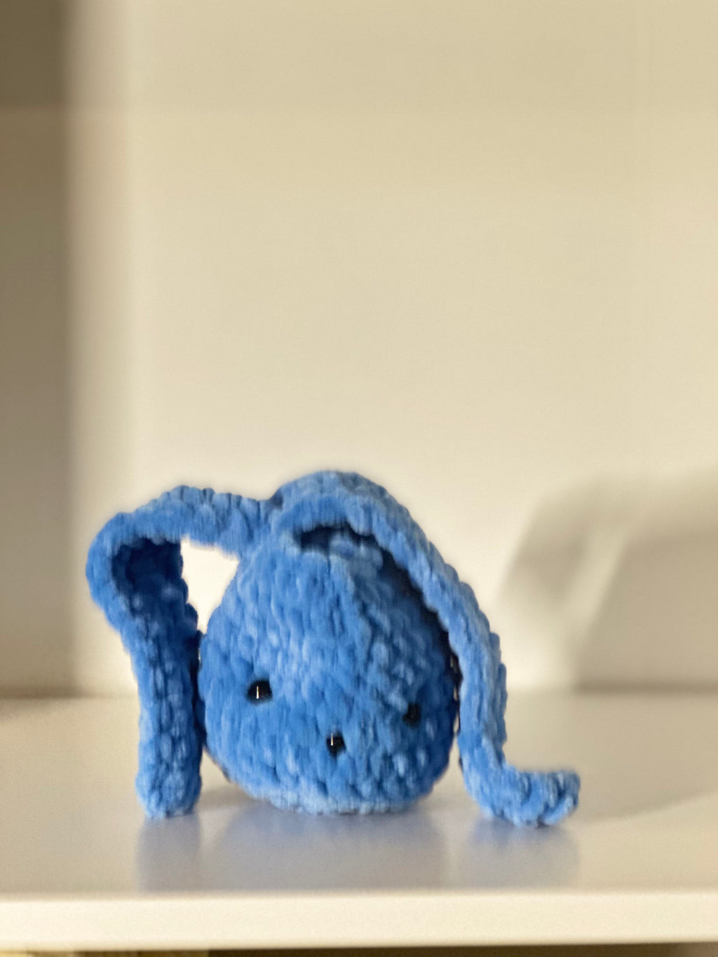 Bunny Basket with Surprise Egg - Plush Ear Handles