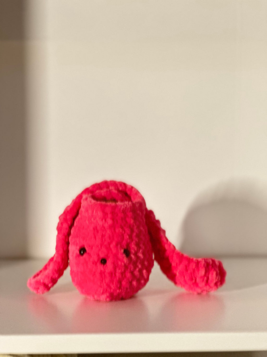 Bunny Basket with Surprise Egg - Plush Ear Handles