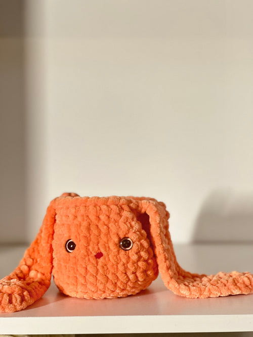 Bunny Basket with Surprise Egg - Plush Ear Handles