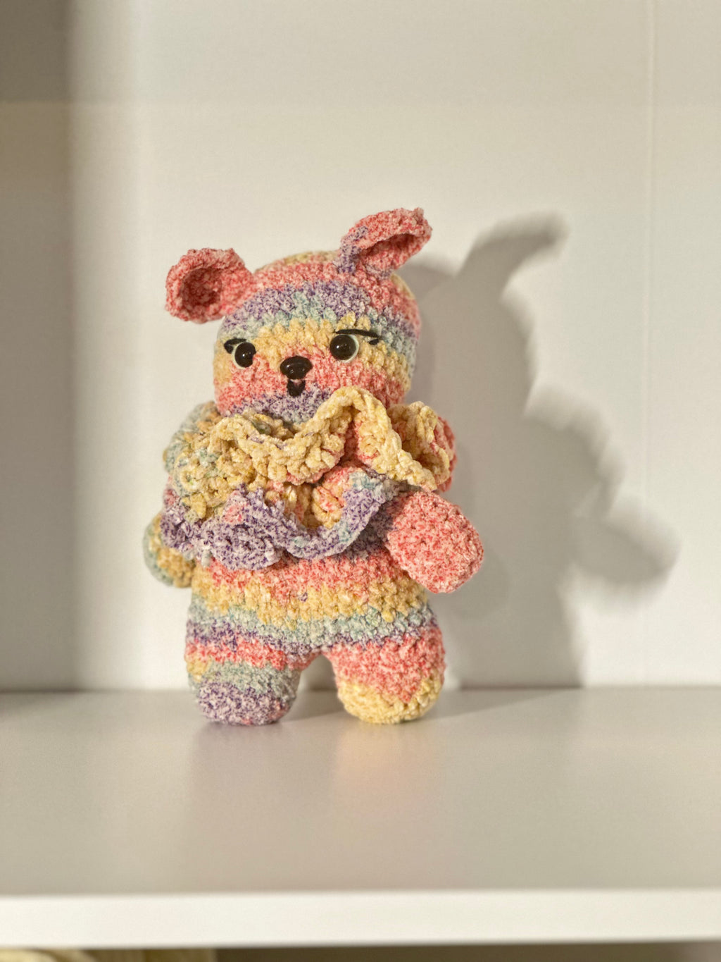 Plush Scrunchie Bear Holder - Hair Accessory Organizer