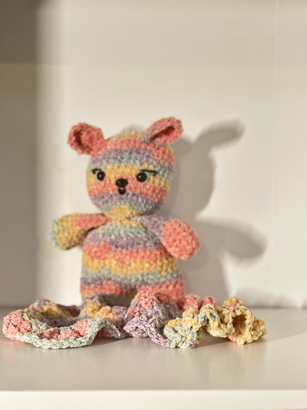 Plush Scrunchie Bear Holder - Hair Accessory Organizer