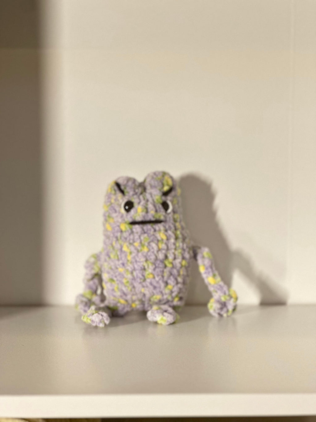 Leggy Frog Friend - Backpack Buddy Amigurumi