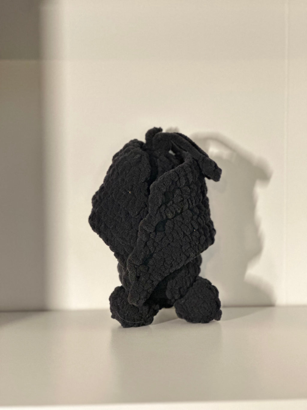 Hanging Plush Bat - Blanket Yarn Wings with Velcro