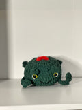 Fat Frog Plush with Heart - Adorable Chubby Amigurumi