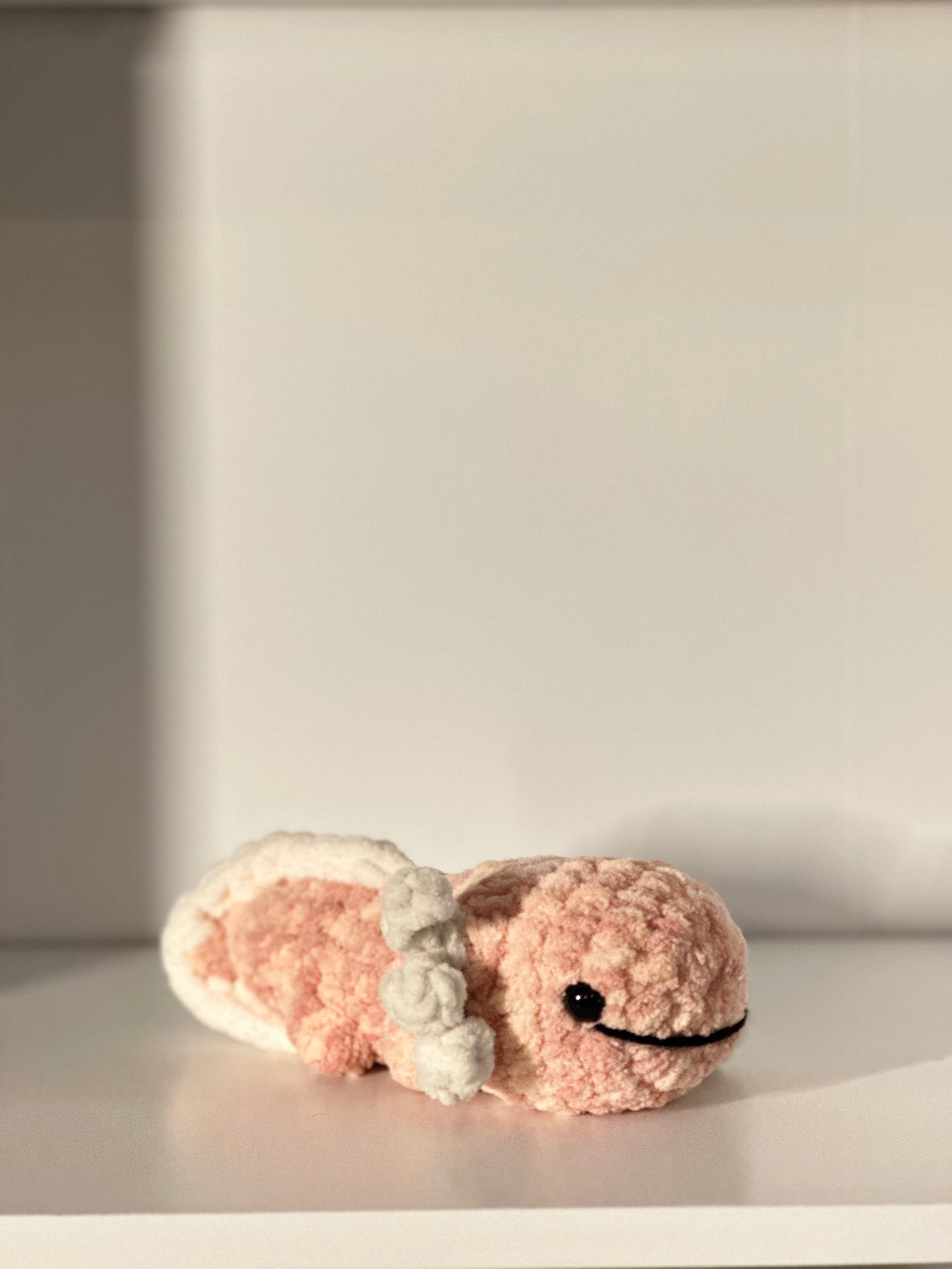 Small Axolotl Plush Friend - Mini Amigurumi