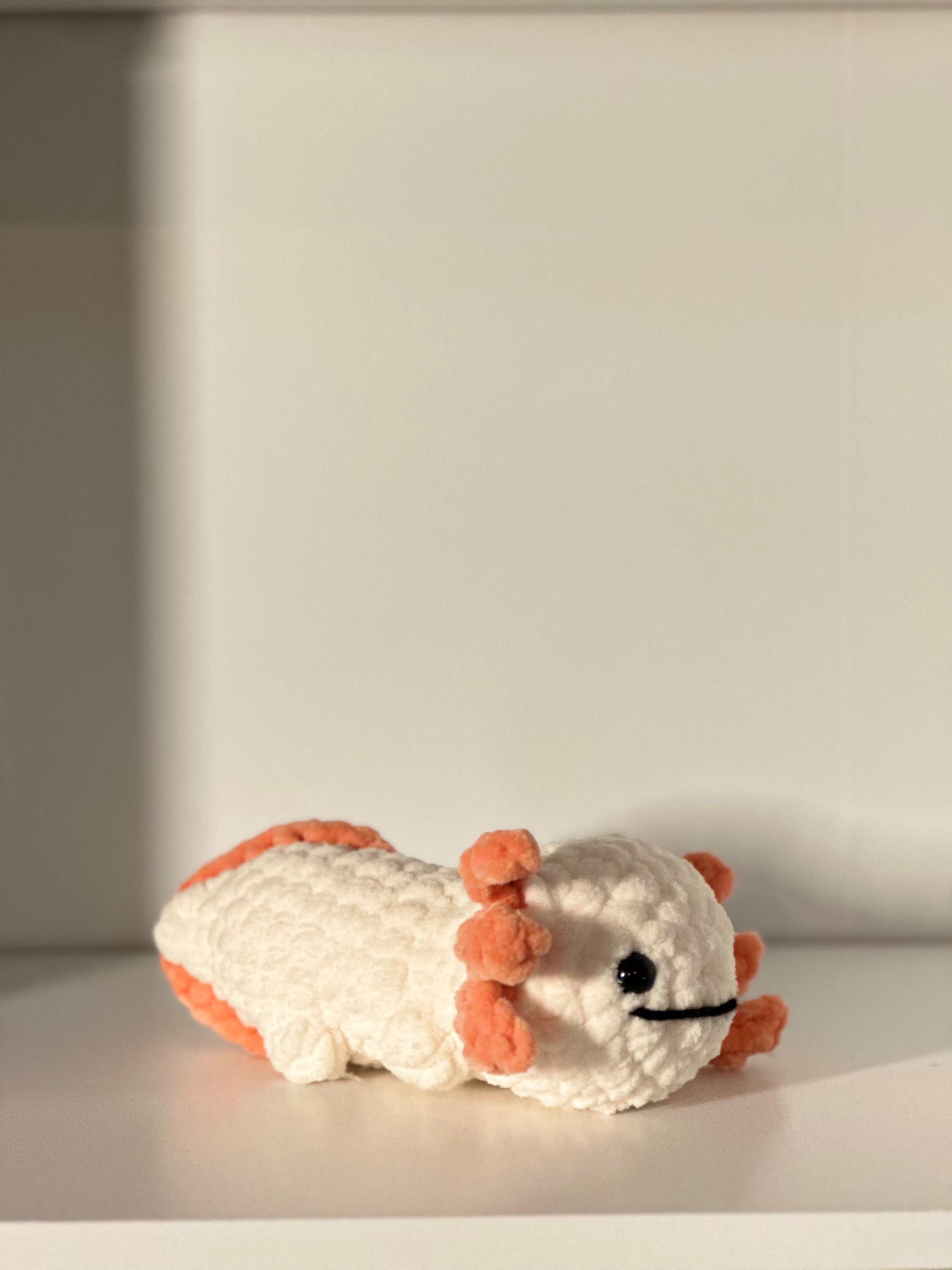 Small Axolotl Plush Friend - Mini Amigurumi