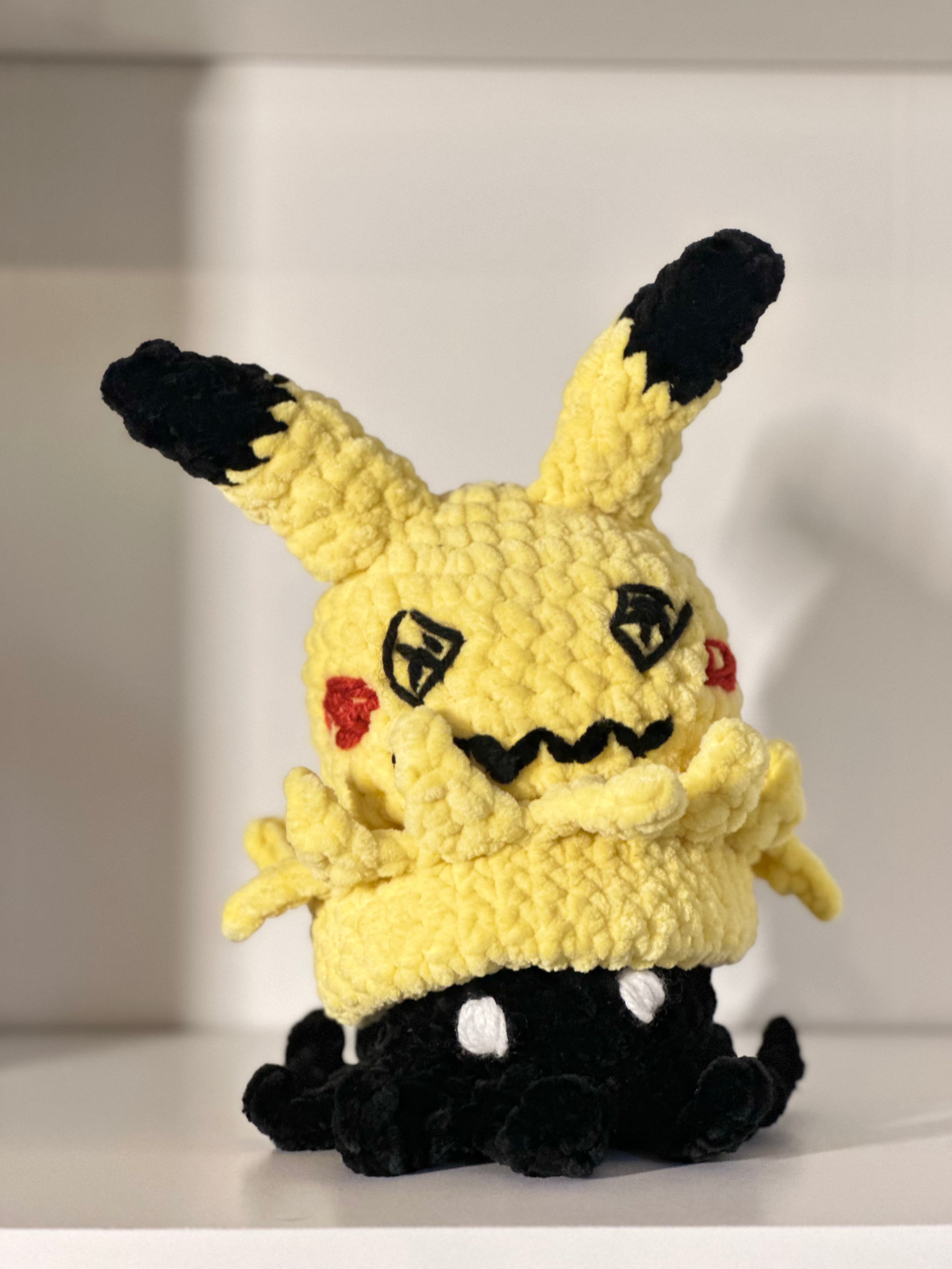 Mimikyu Plushie - Handmade Pokémon Amigurumi
