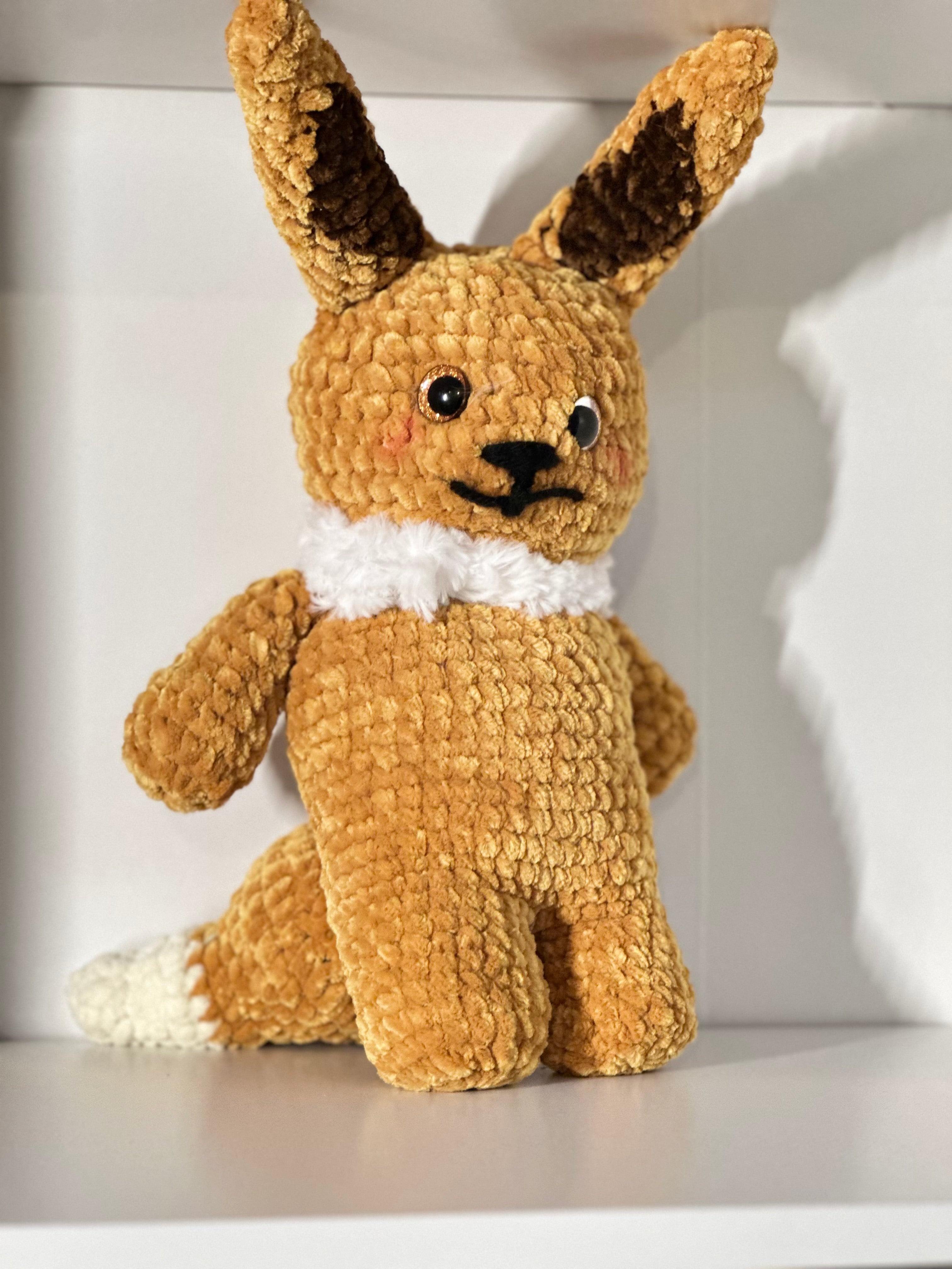 Eevee Plush - Premium Evolution Pokémon Amigurumi